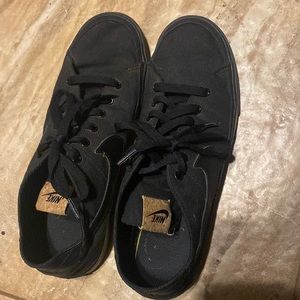 Black Nike shoes